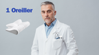 Oreiller orthopédique pour les douleurs au cou - Mousse à mémoire de forme ergonomique