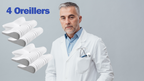 Oreiller orthopédique pour les douleurs au cou - Mousse à mémoire de forme ergonomique