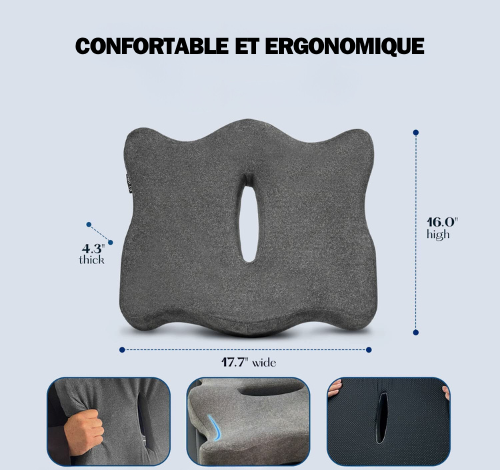 Coussin Orthopédique contre vos Douleurs Dorsales